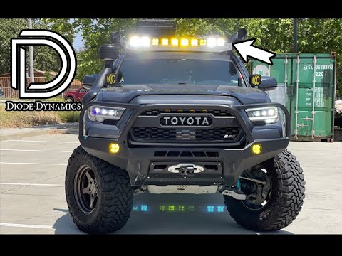 How To Build A 10 ss3 Pod Diode Dynamics Roof Light Bar | One of a kind Must Watch In Depth