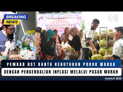 Pasar Murah di Desa Abung, Warga Terbantu Hadapi Kenaikan Harga Kebutuhan Pokok
