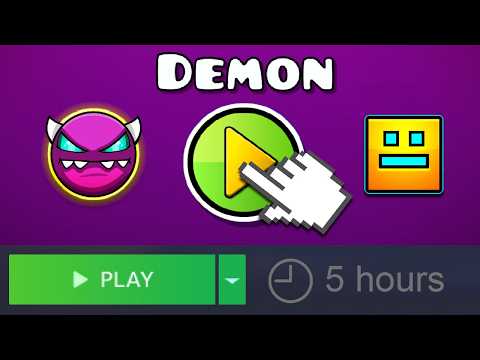 Can a Geometry dash noob beat a Medium Demon as their Second Demon?