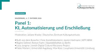 Panel 1: „KI, Automatisierung und Erschließung“ | „Dreams and Realities“ 2026