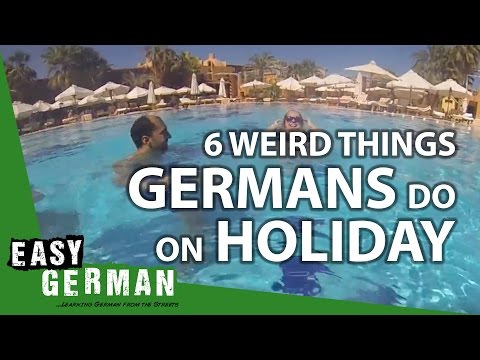 6 weird Things Germans do on Holiday | Easy German 186