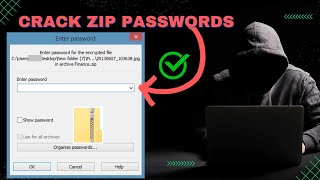 How hackers crack ZIP files password? - TOO EASY!