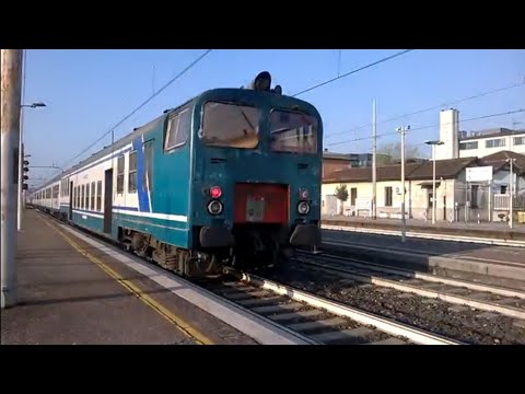 E464 328+5 MDVC Trenord+pilota piano ribassato 1965 - Milano Greco - 21/03/2016