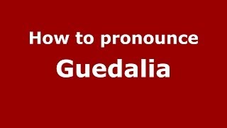 How to pronounce Guedalia