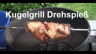 Kugelgrill Drehspieß mit Motor