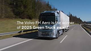 Volvo Trucks – Volvo FH Aero wins the 2025 Green Truck award