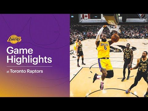 HIGHLIGHTS | LeBron James (36 pts, 9 reb, 7 ast) at Toronto Raptors
