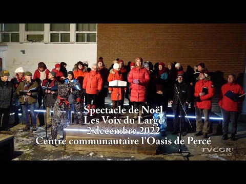 Spectacle de Noël Les Voix du Large, 2 décembre 2022