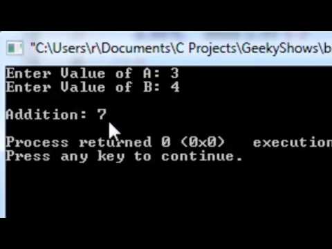 Addition of two Number