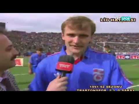 Jacek Cyzio gol Trabzonspor - Galatasaray 2-3 Süper Lig 12.04.1992