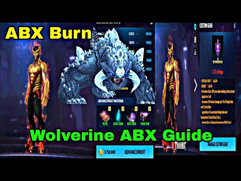 Wolverine ABX Guide With Ctp of Rage On ABX Burn Combat Super Hero & New Meta - Marvel Future Fight