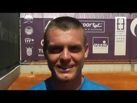 EMPIRE Futures Trnava 2014: 1.kolo dvojhry, Adrián Partl - Juraj Simčák 6:1, 6:3