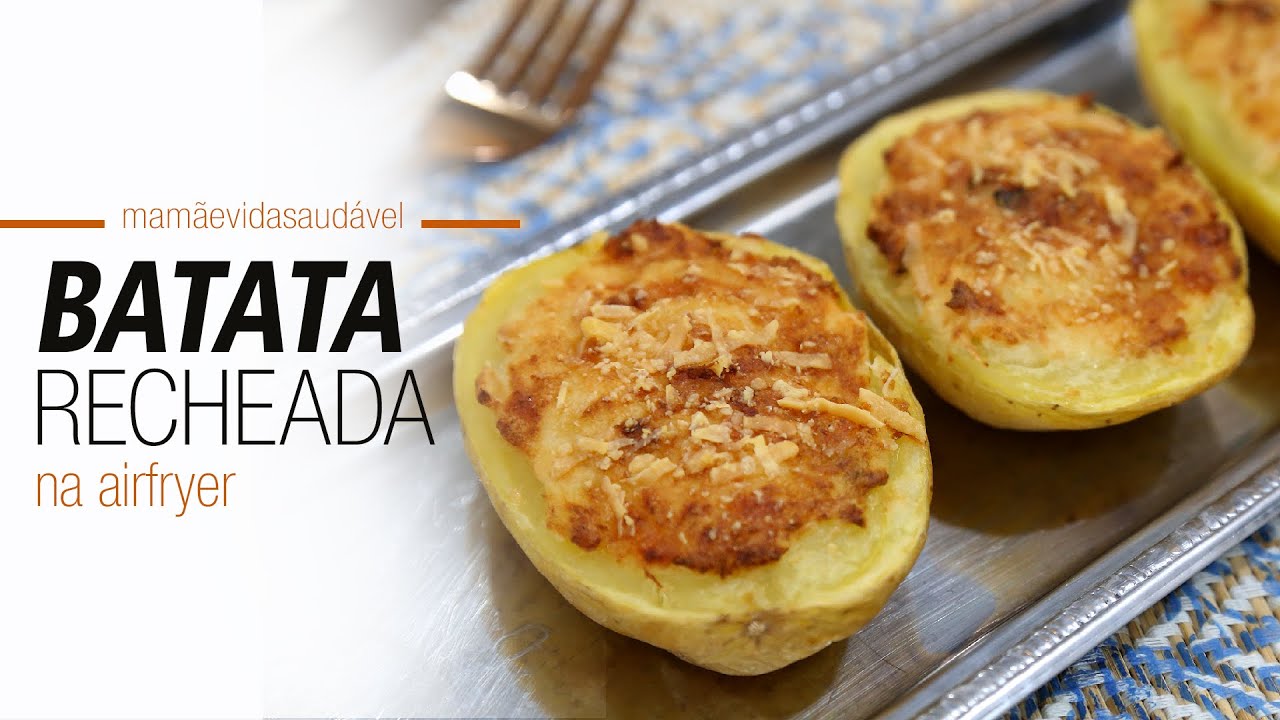 BATATA RECHEADA NA AIRFRYER