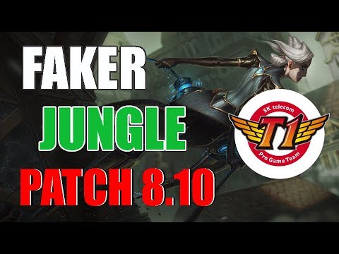 SKT T1 Faker Play Camille Jungle Patch 8.10