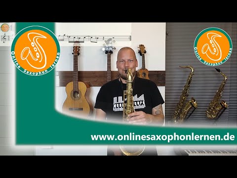 Funky Lick No.1 - play that funky horn. Online Saxophon lernen.