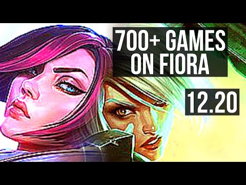 FIORA vs RIVEN (TOP) | 6 solo kills, 9/1/0, 700+ games, Legendary | EUW Master | 12.20