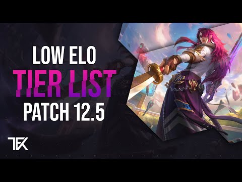 Low Elo  Tier List | Patch 12.5 | german | TFK