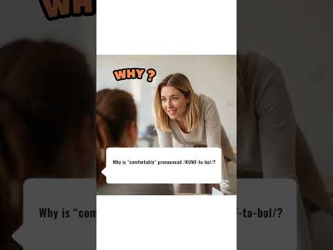 “How to Pronounce Comfortable Correctly | English Pronunciation Tip”