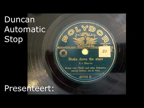 (1941) Shake down the stars - Ernst van 't Hoff und sein Orkester