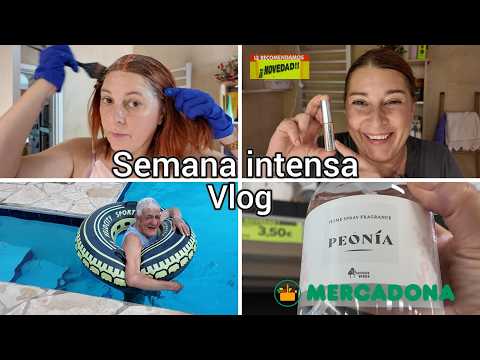 📹Vlog Reformando la casa de mi padre PARTE 21🏡Me tiño en casa👩🏻‍🦰 El abuelo se mete en la piscina🏊🏻