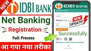 IDBI Internet Banking New Registration || How to register idbi net banking online || @SSM Smart Tech