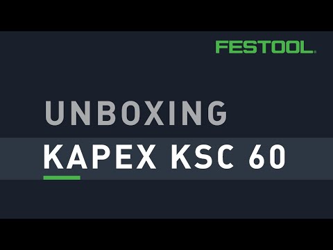Unboxing:  KSC 60 Cordless Sliding Compound Miter Saw
