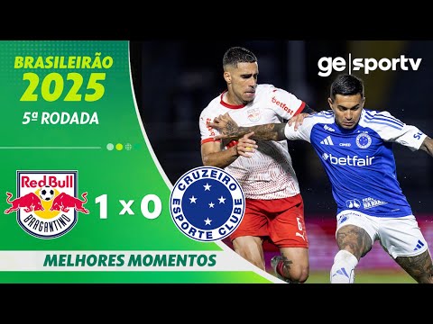 BRAGANTINO 1 X 0 CRUZEIRO | MELHORES MOMENTOS | 5ª RODADA DO BRASILEIRÃO | ge.globo