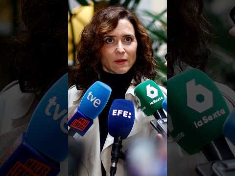 Ayuso vincula las protestas de París a las de Madrid: “La izquierda solo quiere la violencia”