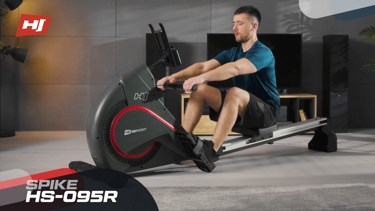 Гребний тренажер Hop-Sport HS-095R Spike Grey