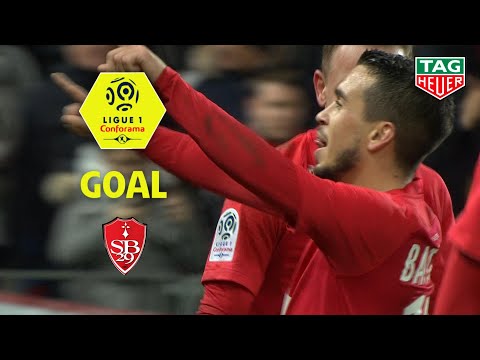 Goal Cristian BATTOCCHIO 45+1 / Stade Brestois 29 - RC Strasbourg Alsace 5-0 BREST-RCSA/ 2019-20