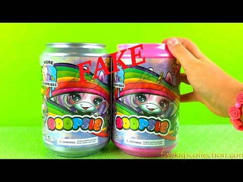 Fake Poopsie Sparkly Critters Slime Opening Fake Poopsie Slime Surprise vs. Real Poopsie | EBD Toys