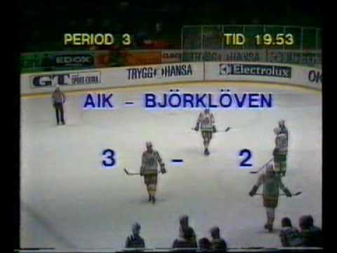 1982.AIK-Björklöven.SM.Guld.Sammandrag