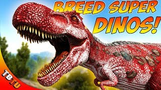 HOW TO BREED SUPER DINOS! ARK STAT MUTATIONS EXPLAINED! Ark: Survival Evolved Breeding Tutorial