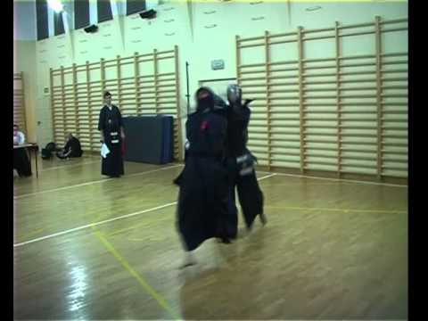 Warsaw Kendo League 2011 - October - Paradowski (aka) vs. Piotrowski (shiro)