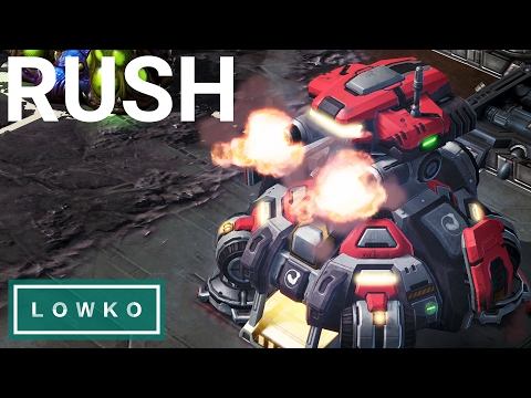 StarCraft 2 Cast: PLANETARY FORTRESS Rush!