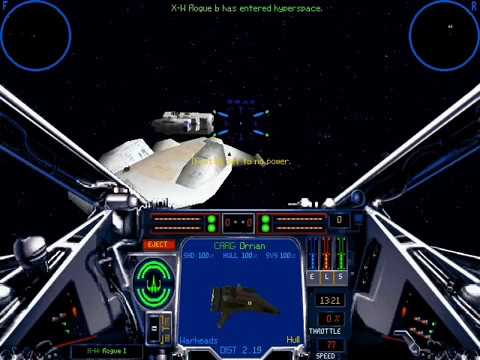 Playthrough of X-Wing vs TIE Fighter Rebel Mission 12 Part 2 - Protect Resupply