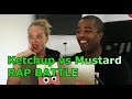 Ketchup vs Mustard RAP BATTLE ft  Dizaster RapOff (REACTION 🔥)