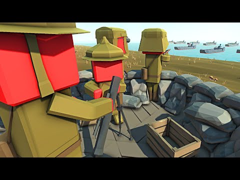 US Marine Beach Invasion of IWO JIMA! - Ancient Warfare 3: Battle Simulator