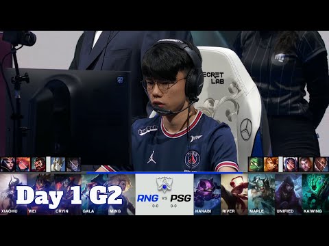 RNG vs PSG | Day 1 Group C S11 LoL Worlds 2021 | Royal Never Give Up vs PSG Talon - Groups full game