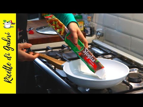 SENZA FORNO! Cuoci la PASTA SFOGLIA IN PADELLA il risultato è SPETTACOLARE! Ricetta PIZZA di Gabri