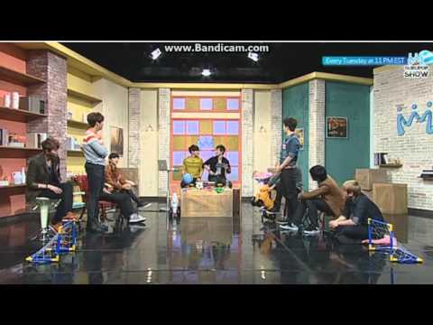 [ZE:A][CUT] 120928 - Minwoo/Hyungshik & Kevin/Kwanghee Game 1