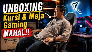 Meja & Kursi Gaming PALING BENER! - Unboxing Secret Lab Magnus Desk & Titan EVO!