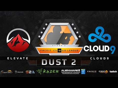eLevate vs Cloud9 - Dust 2 (FACEIT League 2015 Stage 2 NA)