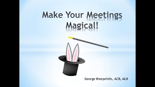 Running a Top Notch Toastmasters Club Meeting