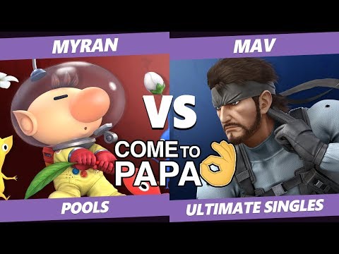 Smash Ultimate Tournament - Myran (Olimar) Vs. Mav (Snake) CtP3 Smash Ultimate Tournament Pools