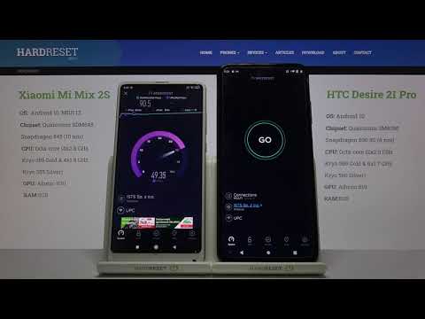 Xiaomi Mi Mix 2S vs HTC Desire 21 Pro - Internet Speed TEST | Speedtest by Ookla