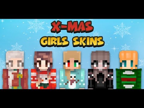 Christmas Girls Skins for Minecraft PE Video