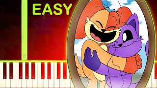 YOU LIED (CatNap's Theme) - EASY Piano Tutorial