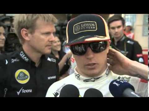 Kimi Räikkönen Interview after Race at Bahrain GP 2013