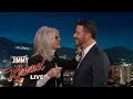 Diane Keaton Shows Jimmy Kimmel How She Wants to Be Kissed